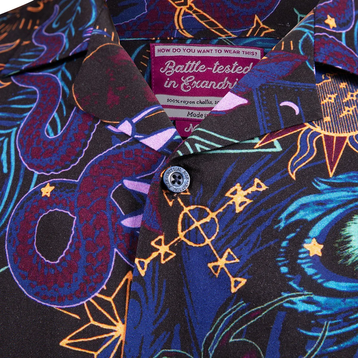 Beauty of Exandria: Creation - Mollymauk Tealeaf Camp Shirt - Image 10