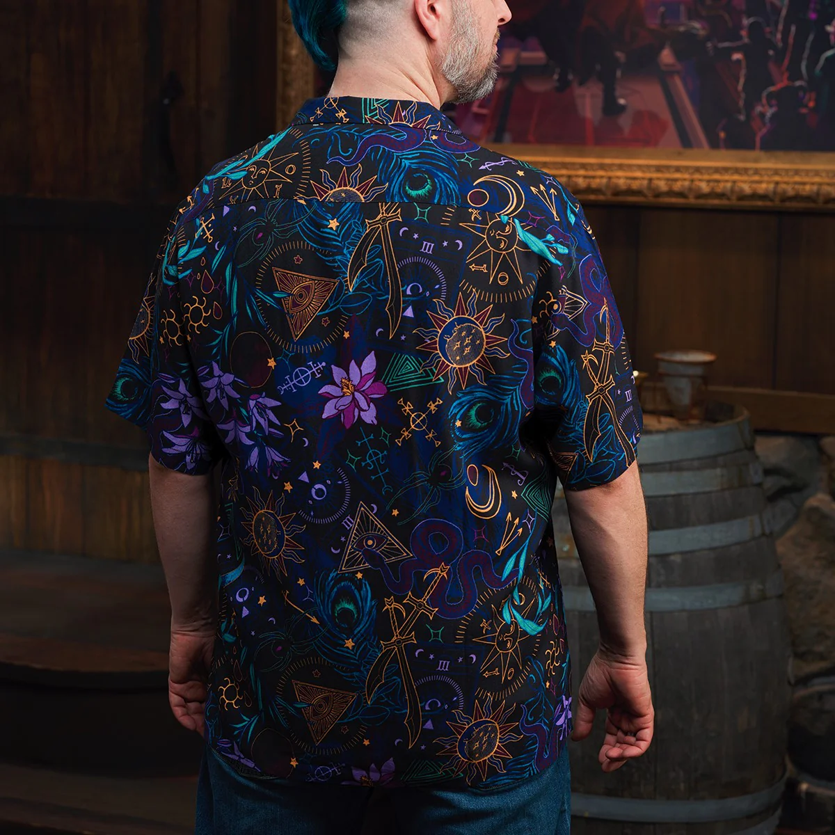 Beauty of Exandria: Creation - Mollymauk Tealeaf Camp Shirt - Image 4