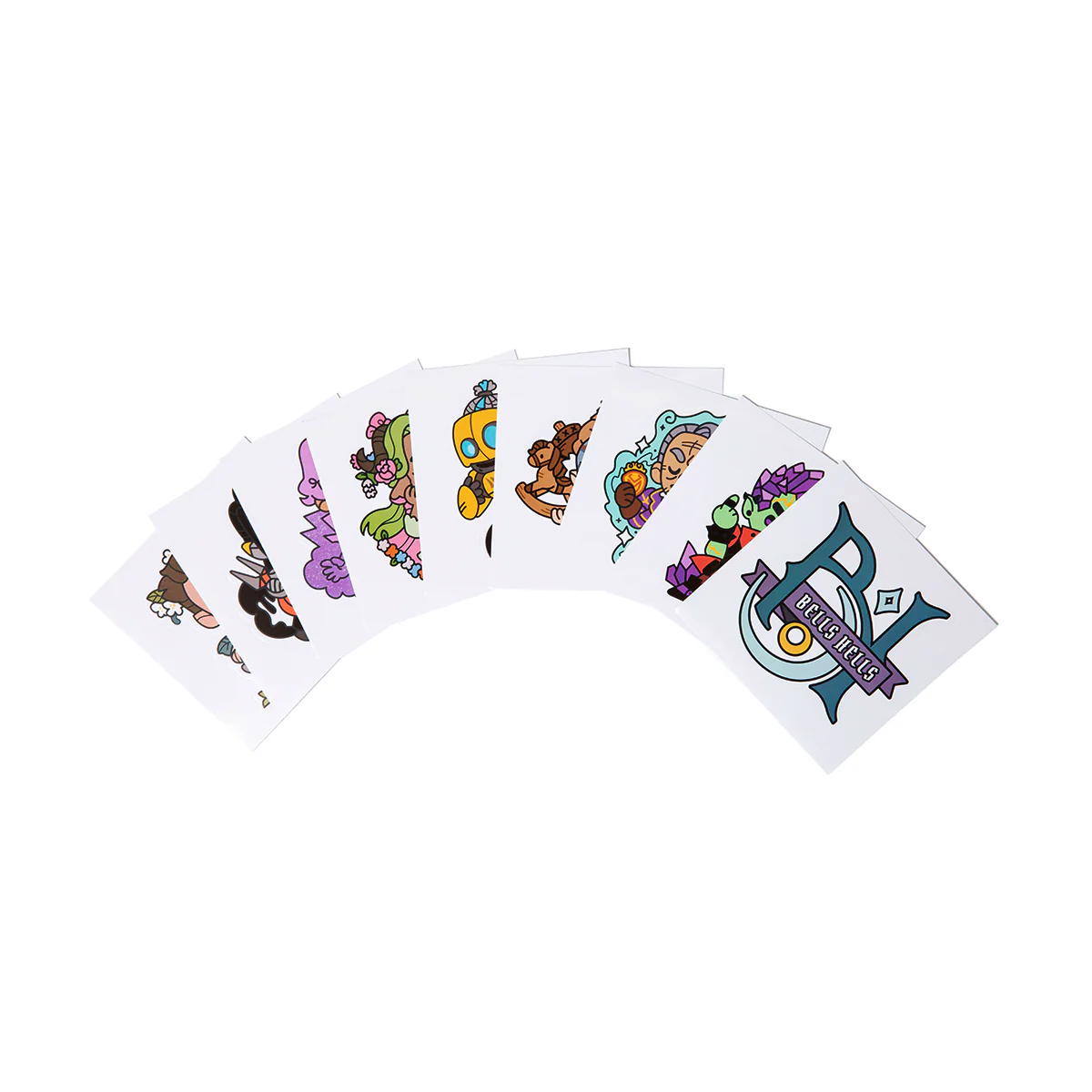 Bells Hells Chibi Vinyl Decals Set 9-Pack - Image 2