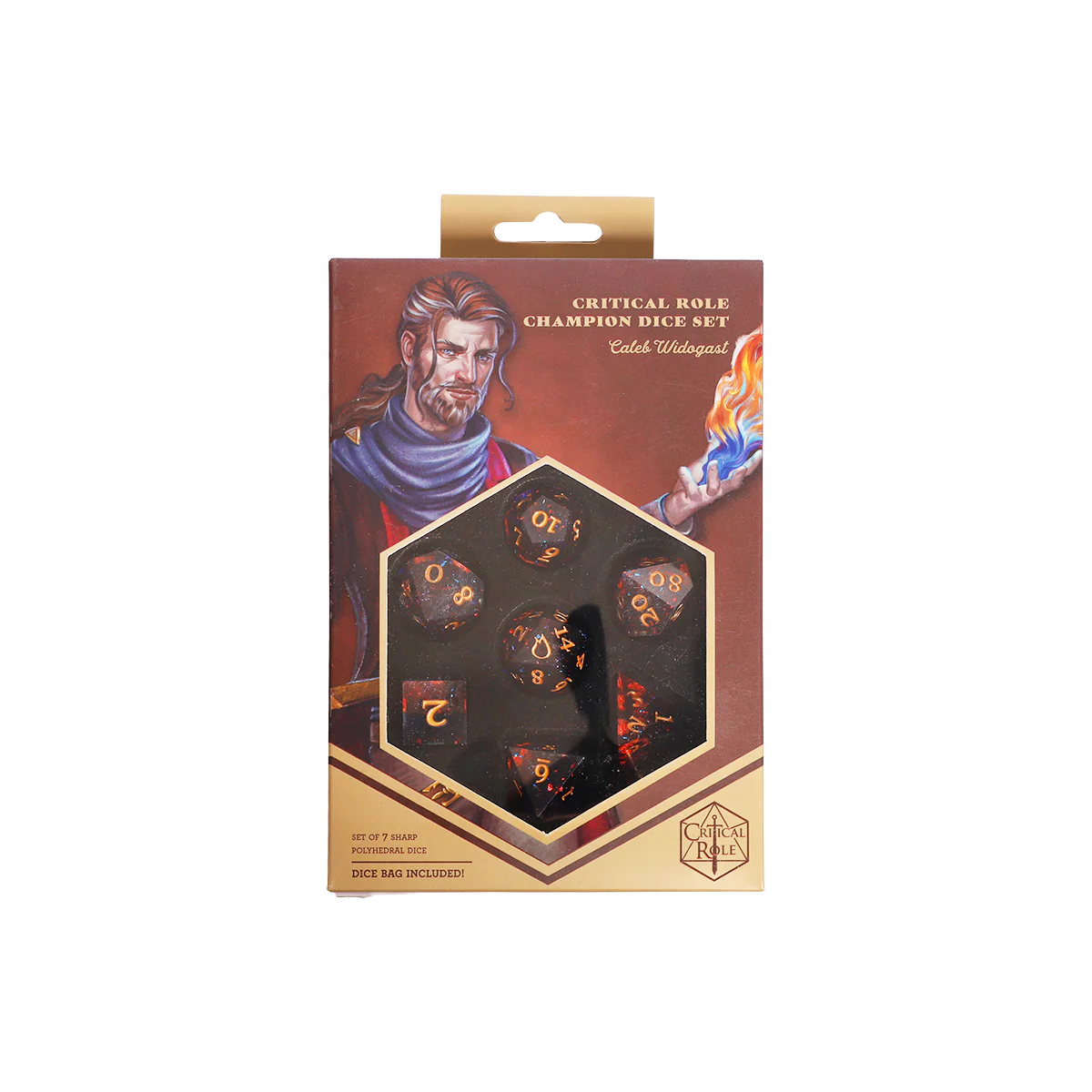 Critical Role Champion Dice Set: Caleb Widogast - Image 2