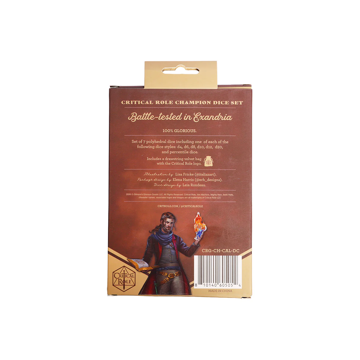 Critical Role Champion Dice Set: Caleb Widogast - Image 8