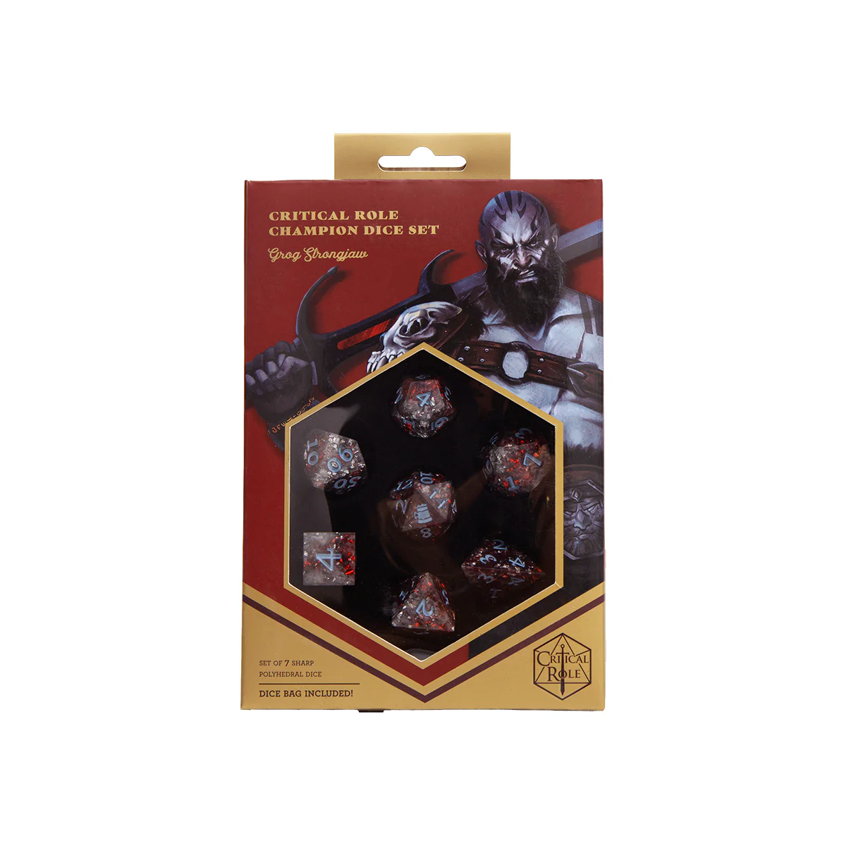 Critical Role Champion Dice Set: Grog Strongjaw - Image 2