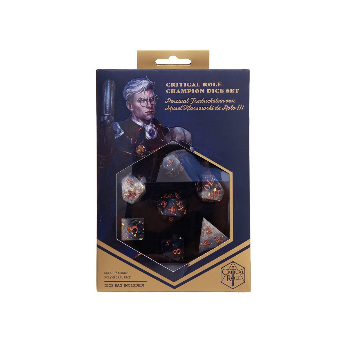 Critical Role Champion Dice Set: Percival Fredrickstein Von Musel Klossowski De Rolo III - Image 2