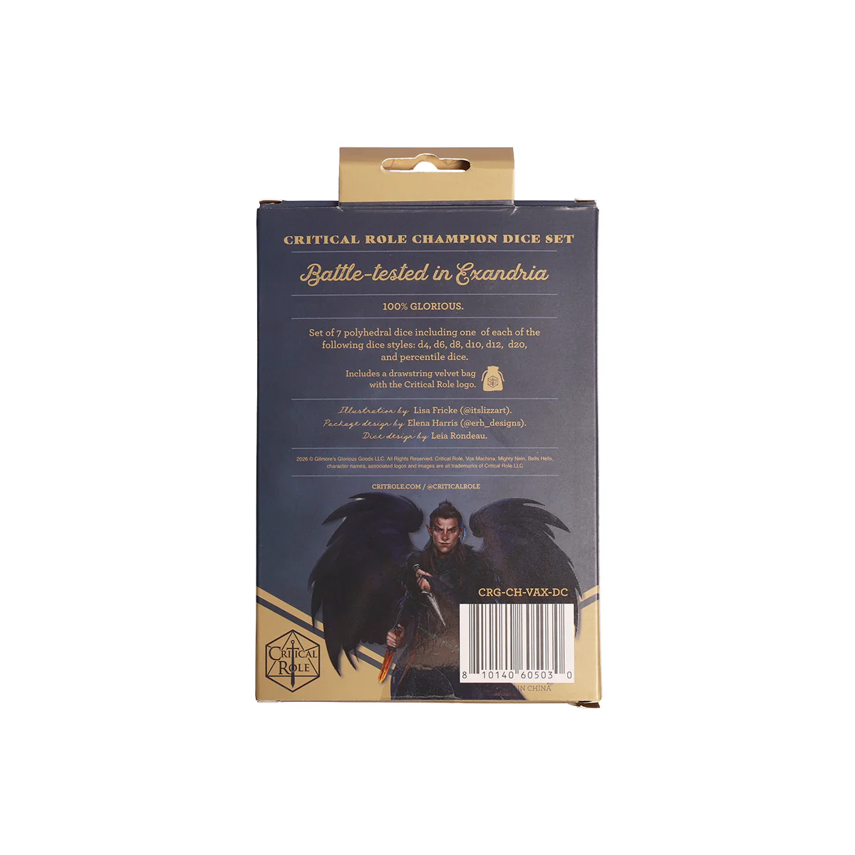 Critical Role Champion Dice Set: Vax’ildan - Image 8