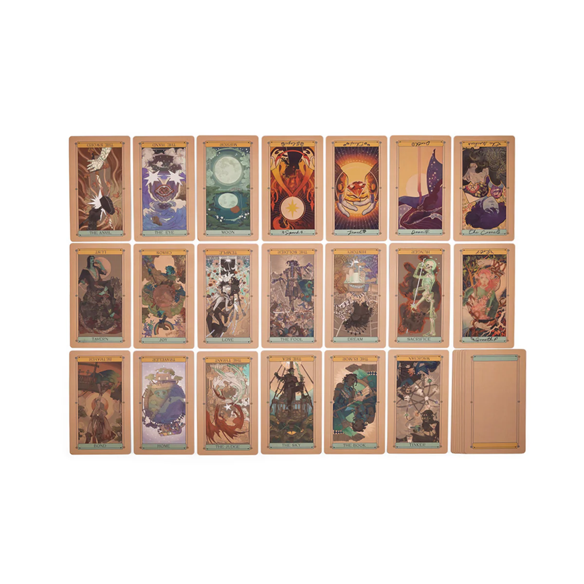 Mollymauk Tealeaf (and Jester Lavorre) Oracle of the Moon Tarot Deck - Image 5