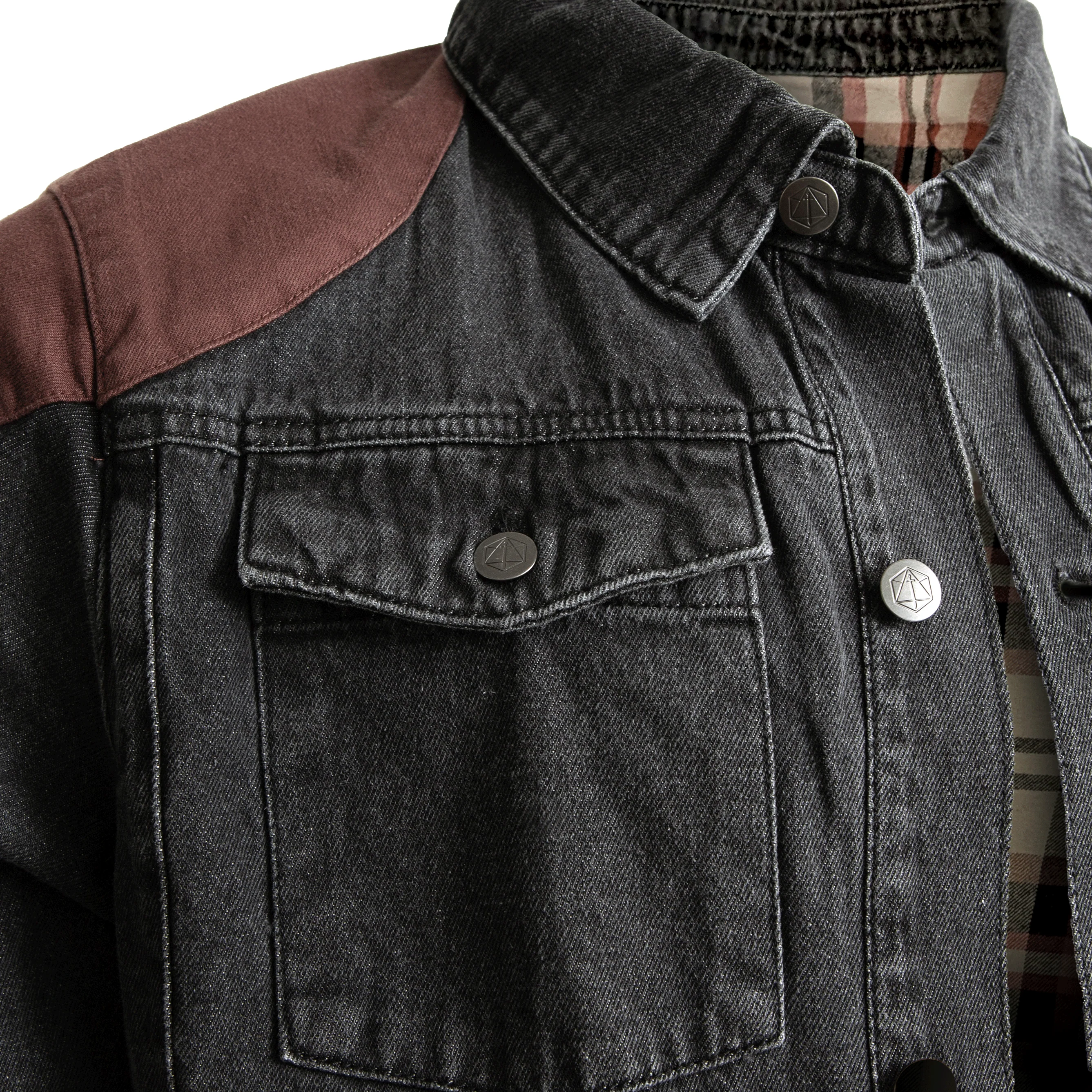 Vox Machina Collection: Grog Strongjaw Flannel Lined Denim Shirt Jacket - Image 8
