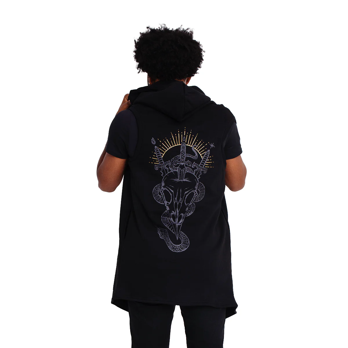 Vox Machina Collection: Vax'ildan Sleeveless Hooded Cardigan - Image 6