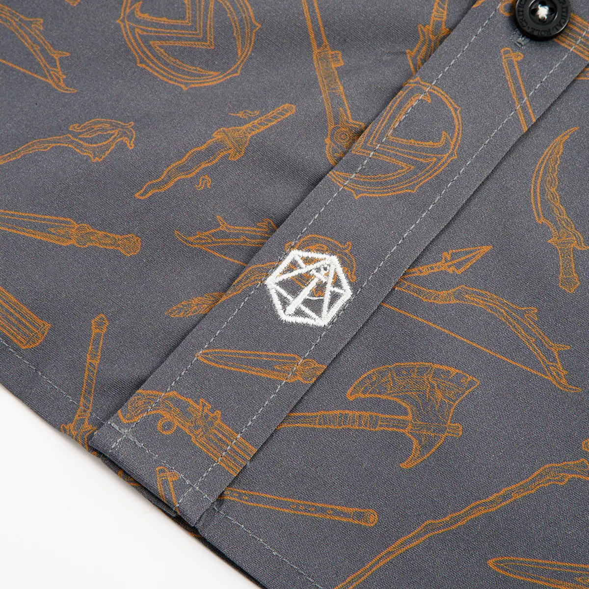 Vox Machina Weapons Button Down Short Sleeve Shirt - Image 9